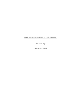 Seinfeld Script - 