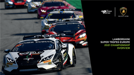 Lamborghini Super Trofeo Europe 2021 Championship Overview Contents