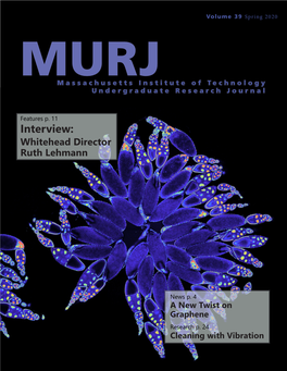 Murjmassachusetts Institute of Technology Undergraduate Research Journal