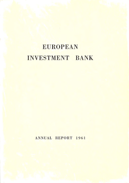 Annual Report 1961
