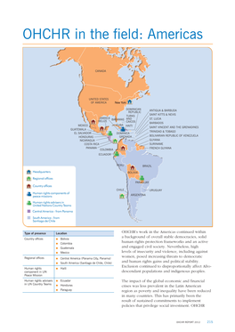 OHCHR in the Field: Americas