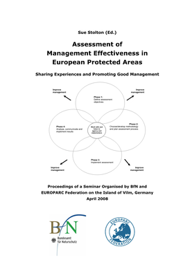 Assessment of Management Effectiveness in European Protected Areas