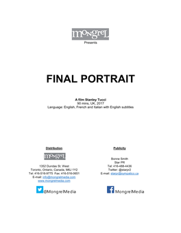 Final Portrait