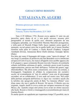 L'italiana in Algeri