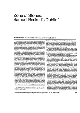 Samuel Beckett's Dublin*