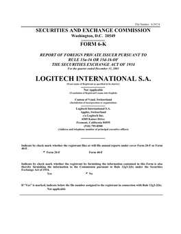 Logitech International S.A