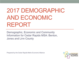 2017 the Demographic and Economic Report