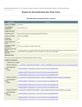 Pennsylvania Turnpike Commission Trademark Law Office 123