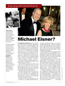 Michael Eisner? Krise Befand