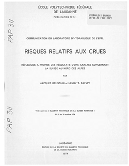 Risques Relatifs Aux Crues