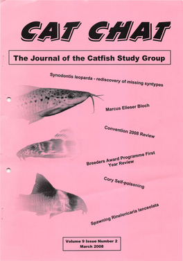 The Journal of the Catfish Study Group