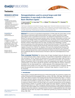 A Case Study in the Cameros Basin