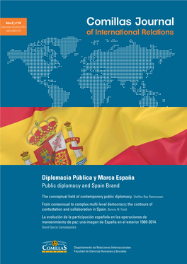 Diplomacia Pública Y Marca España Public Diplomacy and Spain Brand