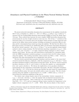 Arxiv:Astro-Ph/9905187V1 14 May 1999 Aacnrc a 5-26555