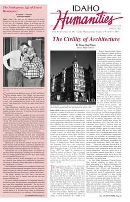 The Civility of Architecture by Doug Stanwiens Boise High School