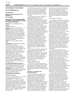 Federal Register/Vol. 83, No. 67/Friday, April 6, 2018/Rules And