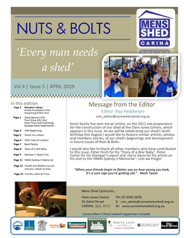 April 2019 Nuts & Bolts V4 Issue 5
