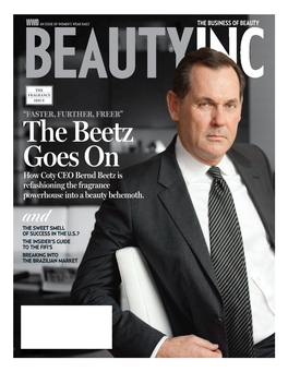The Beetz Goes on How Coty CEO Bernd Beetz Is Refashioning the Fragrance Powerhouse Into a Beauty Behemoth