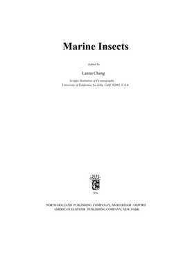 Marine Insects