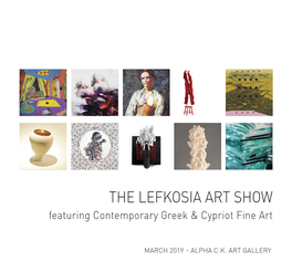 THE LEFKOSIA ART SHOW Featuring Contemporary Greek & Cypriot Fine Art