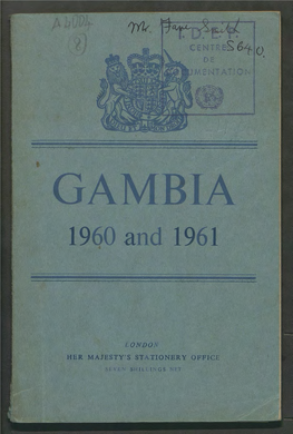 GAMBIA I960 and 1961