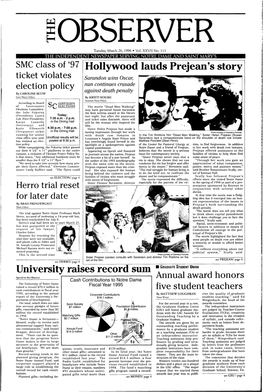 Hollywood Lauds Prejean's Story University Raises Record Sum • GRADUATE STUDENT UNION