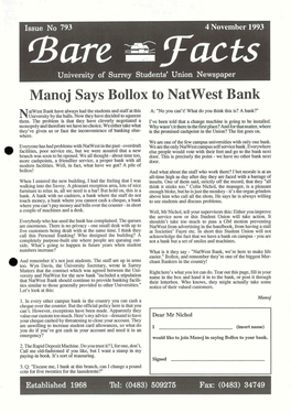 Manoj Says Bollox to Natwest Bank