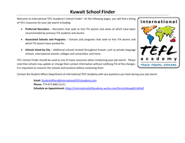Kuwait School Finder
