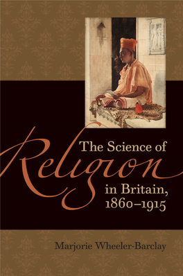 The Science of Religion in Britain, 1860–1915 Victorian Literature and Culture Series Jerome J