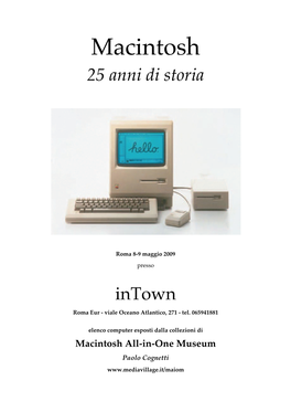 Macintosh 25 Anni Di Storia