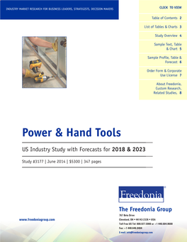 Power & Hand Tools