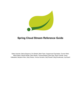 3. Introducing Spring Cloud Stream