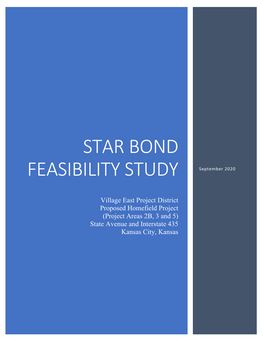 STAR BOND FEASIBILITY STUDY September 2020