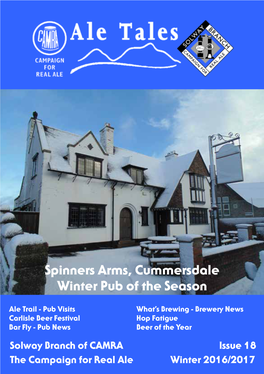 Spinners Arms, Cummersdale Winter Pub of the Season