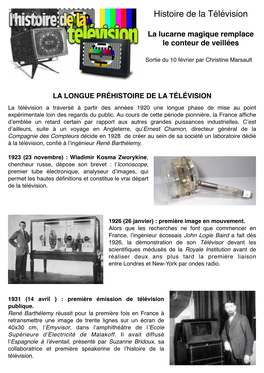 Histoire De La Télé.Pdf