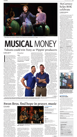 Swon Bros. Find Hope in Prayer, Music