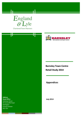 Town Centre Retail Study Appendices