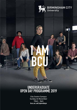 Undergraduate Open Day Programme 2019