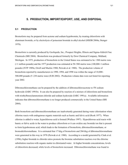 Toxicological Profile for Bromoform And