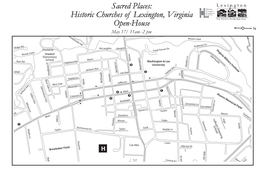 Sacred Places: Historic Churches of Lexington, Virginia Open-House May 17/ 11Am -2 Pm