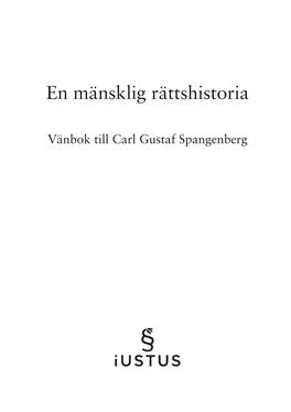 En Mänsklig Rättshistoria