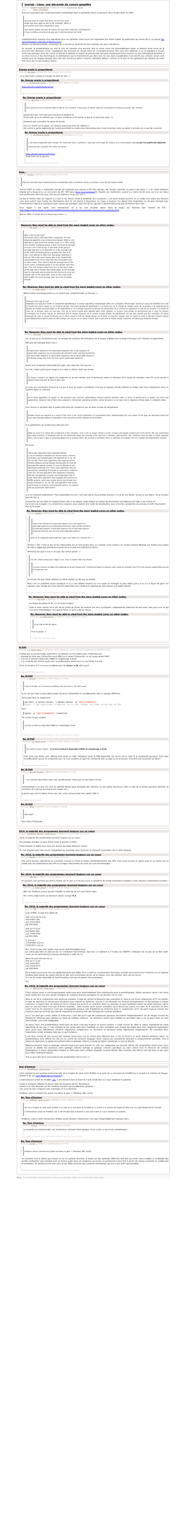 Journal : Linux: Une Décennie De Coeurs Gaspillés Posté Par Pmoret (Page Perso) Le 08/04/16 À 09:30
