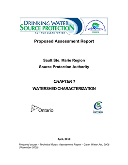 Sault Ste. Marie Regional Conservation Authority Assessment