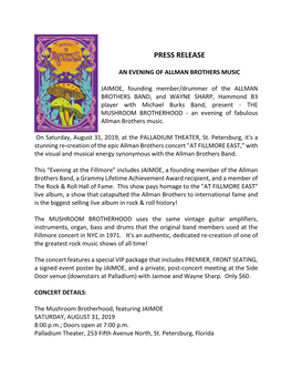 Press Release