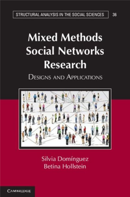 Mixed Methods Social Networks Research: Design And