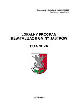 Lokalny Program Rewitalizacji Gminy Jastków