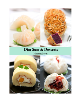 Dim Sum and Desserts