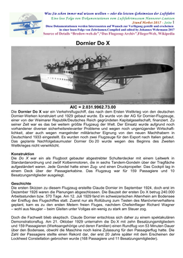 Dornier Do X