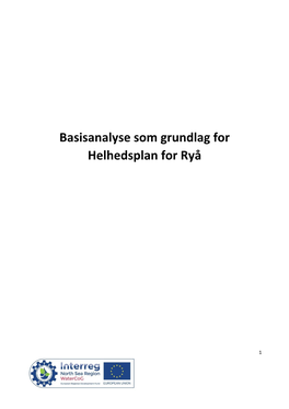 Basisanalyse Som Grundlag for Helhedsplan for Ryå