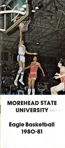 Morehead State University Eagle Basketball 1980-81